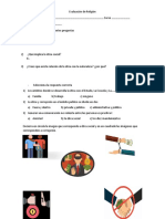 Evaluación de Religión, Quimica y Quimica