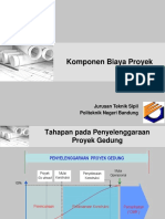 Komponen Biaya Proyek PDF