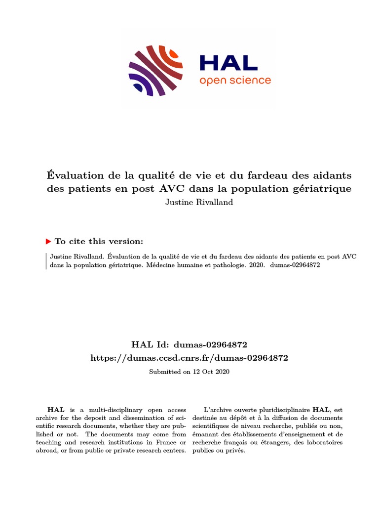 Med Generale 2020 Rivalland | PDF | Dépression (psychiatrie) | Accident ...