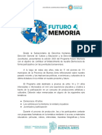 Futuro Memoria - Bases y Condiciones 2023