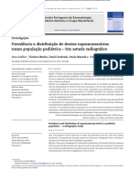 Prevalência e Distribuição de Supra Numerarios