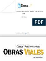 Costos y Presupuestos en Obras Viales PDF