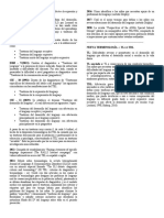 Comparación Terminología TEL - TDL