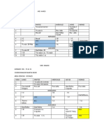 Horario de Marzo