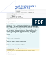 Salud ocupacional y ergonomía