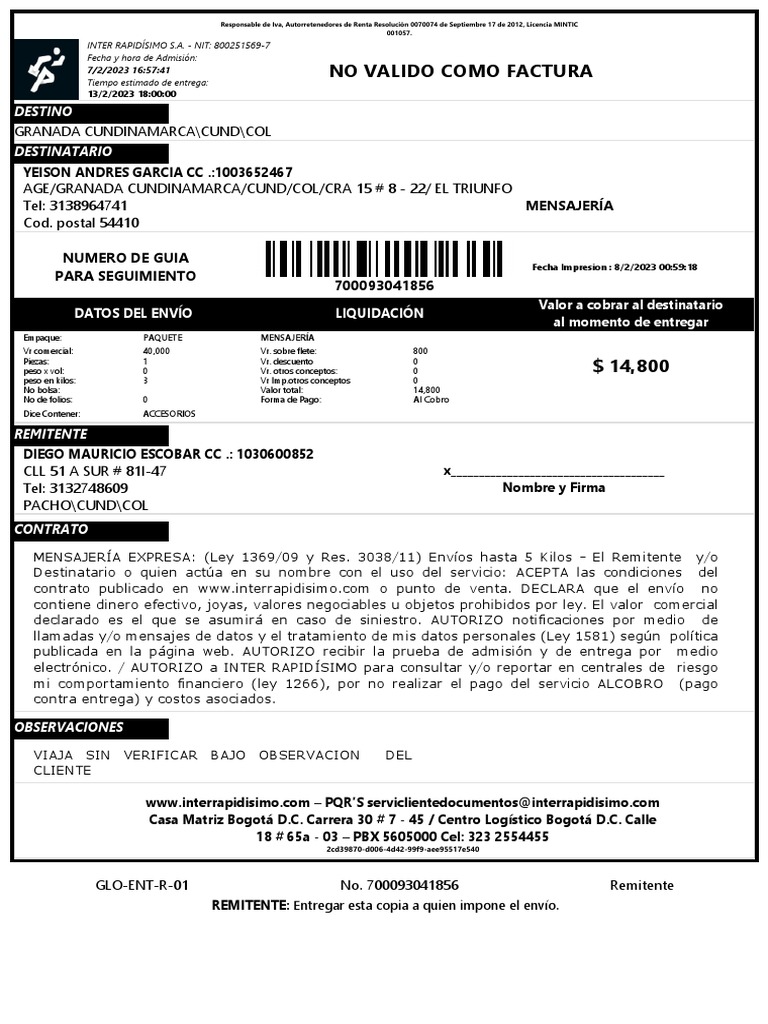 Admision 700093041856 PDF