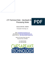 CTI Technical Note-GeoSwath Bathymetric Processing Notes PDF
