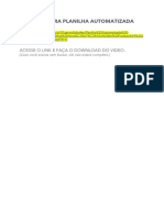 Tutorial para Planilha Automatizada PDF