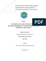 Tesis 2021 - Suficiencia de La Buena Fe para Tutelar PDF