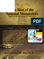 The Rise of National Monarchies in France, England, Spain and Portugal (39