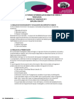 TORNEO INTERESCOLAR DE DEBATES - Reglamento 2011 Tarapaca