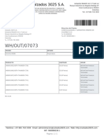 Picking Operations - COMERCIALIZADORA Y SUMINISTROS MINEROS DE COLOMBIA S.A.S - WH - OUT - 07073