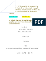 EVALUACION DE EQUILIBRIO EJERCICIO NUMERICO Marzo 8 2023