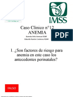 Caso Clínico N°12 ANEMIA