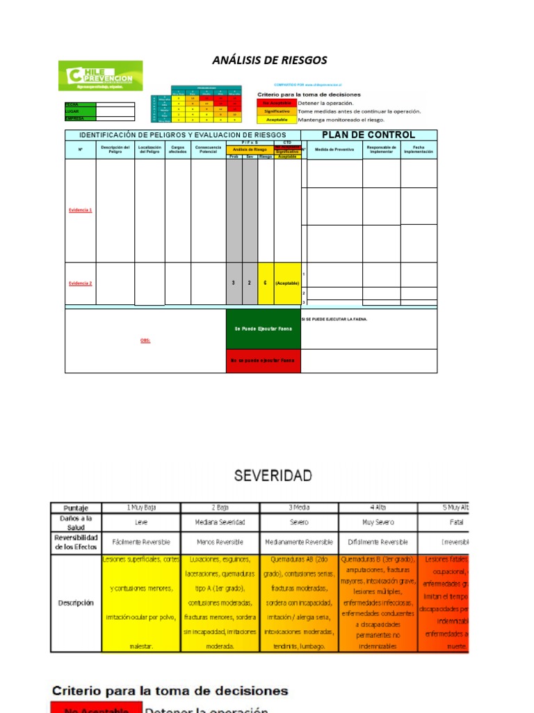 Analisis de Riesgos Chileprevencion | PDF | La seguridad