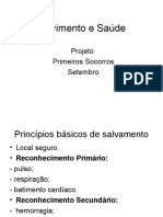 Socorros básicos: sinais vitais, paradas respiratória e cardíaca