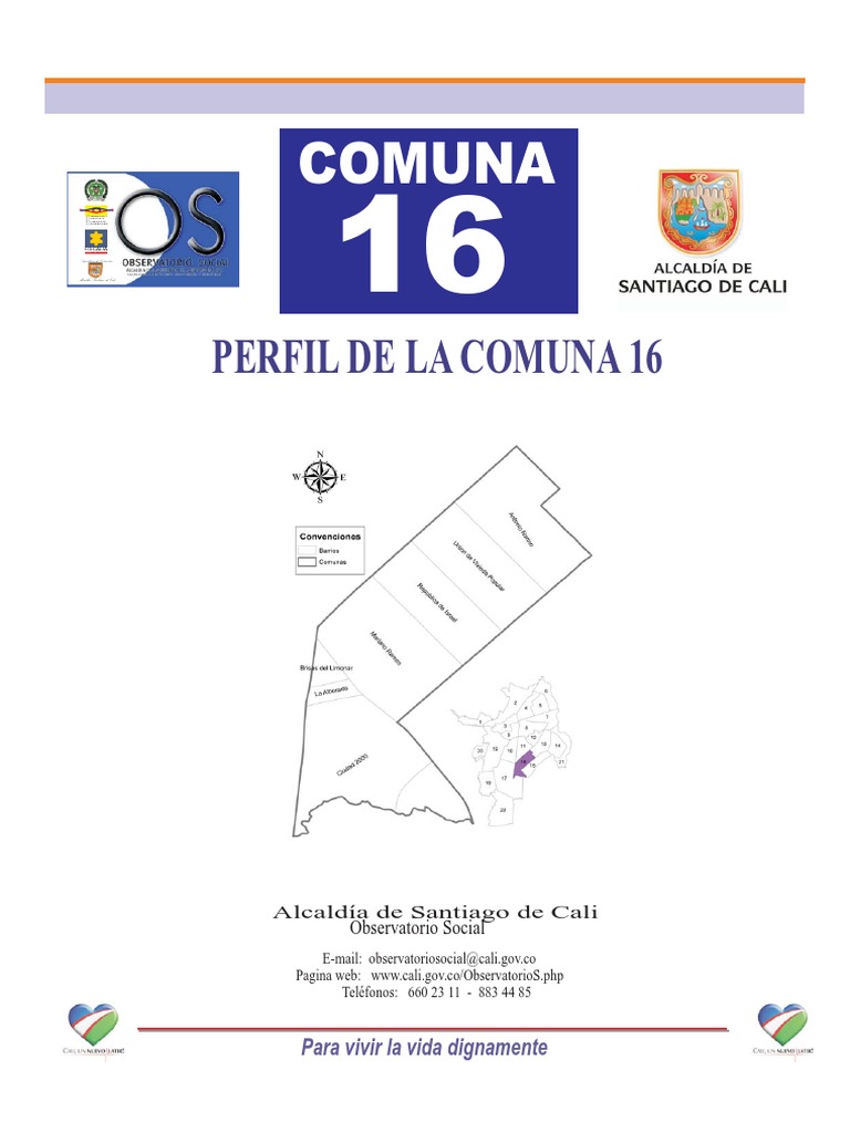 Comuna 16 PDF Santiago