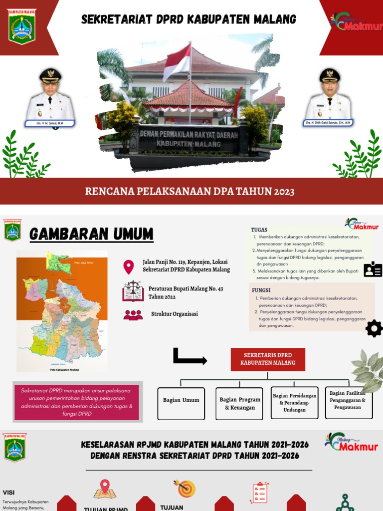 Paparan Rencana Pelaksanaan Dpa Tahun 2023 PDF | PDF