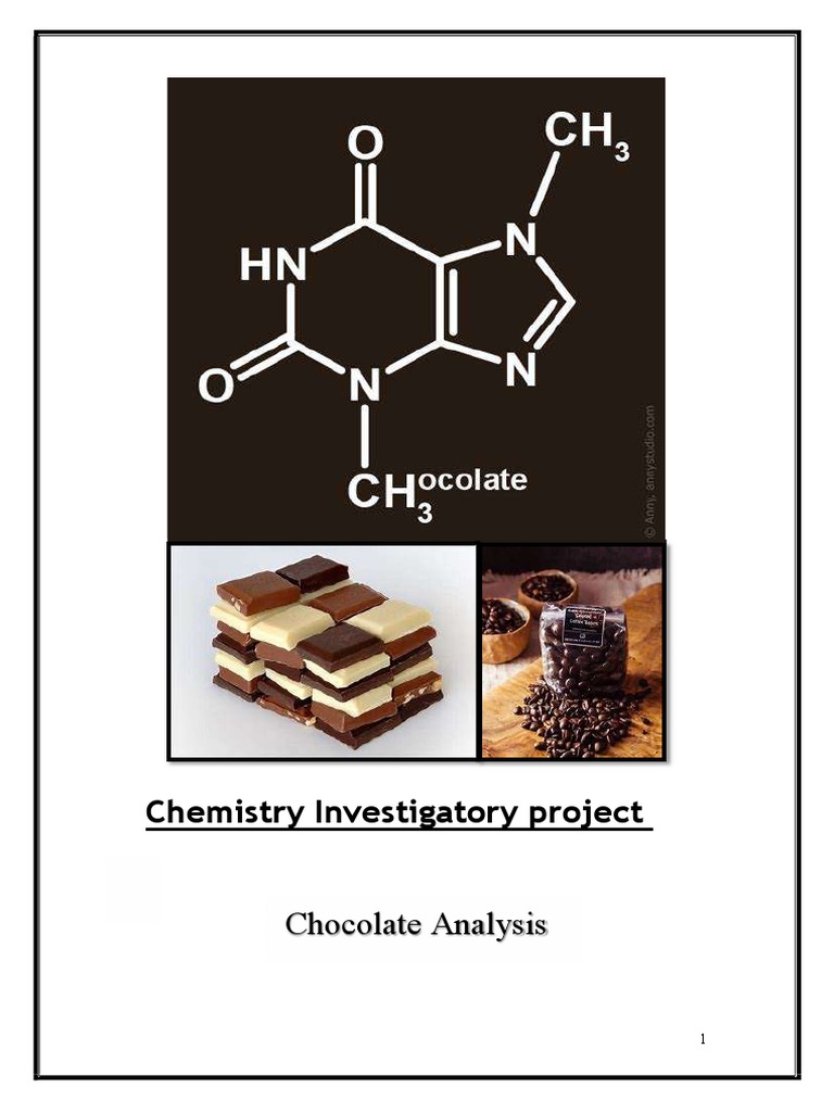 Chocolate Analysis PDF Cocoa Bean Chocolate