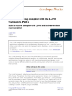 Create A Working Compiler With The LLVM Framework, Part 1