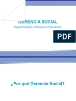 Por Que de La Gerencia Social