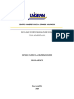 Regulamento do Estágio de Administração da UNIGRAN