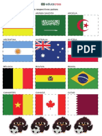 Atividade Das Bandeiras Dos Países