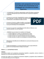 Texto Argumentativo Como Propuesta de Formación Académica