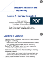 CS 152 Computer Architecture and Engineering Lecture 7 - Memory Hierarchy-II