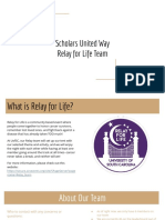 Relay For Life Team Presentation 1