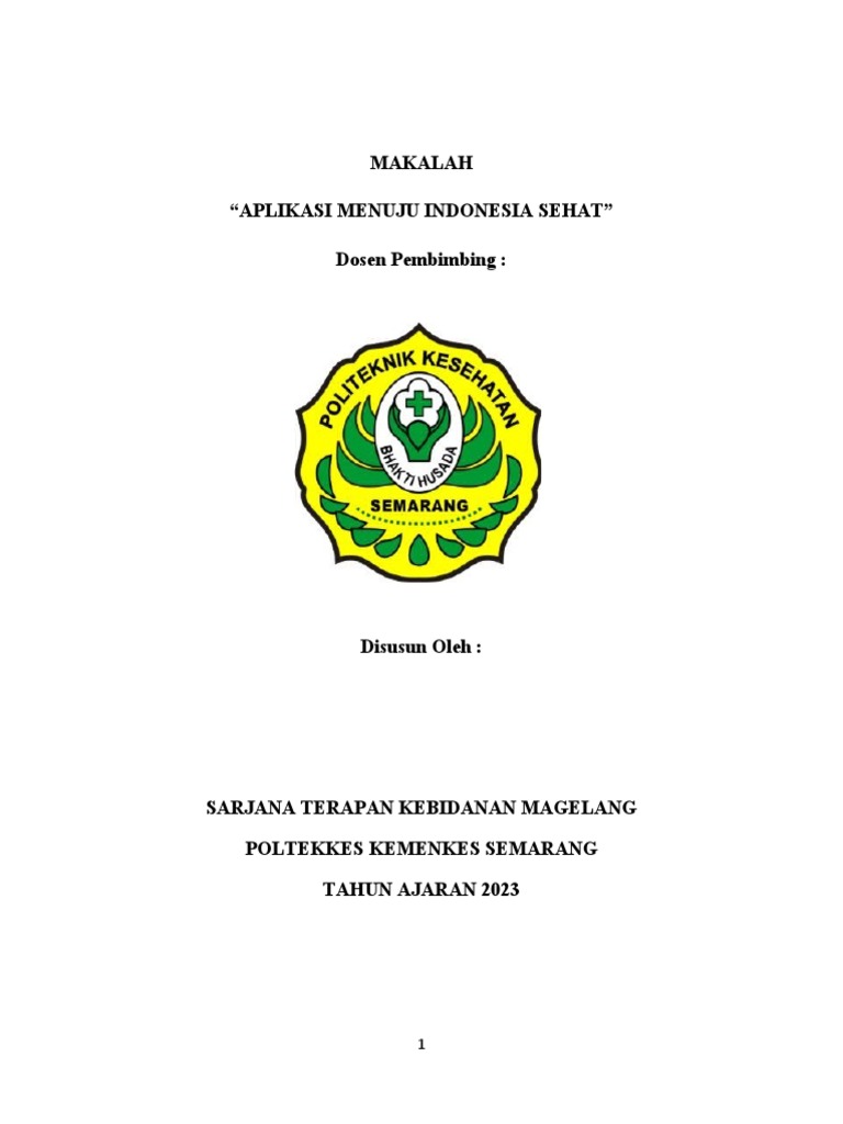 Indonesia Sehat - 2025 | PDF