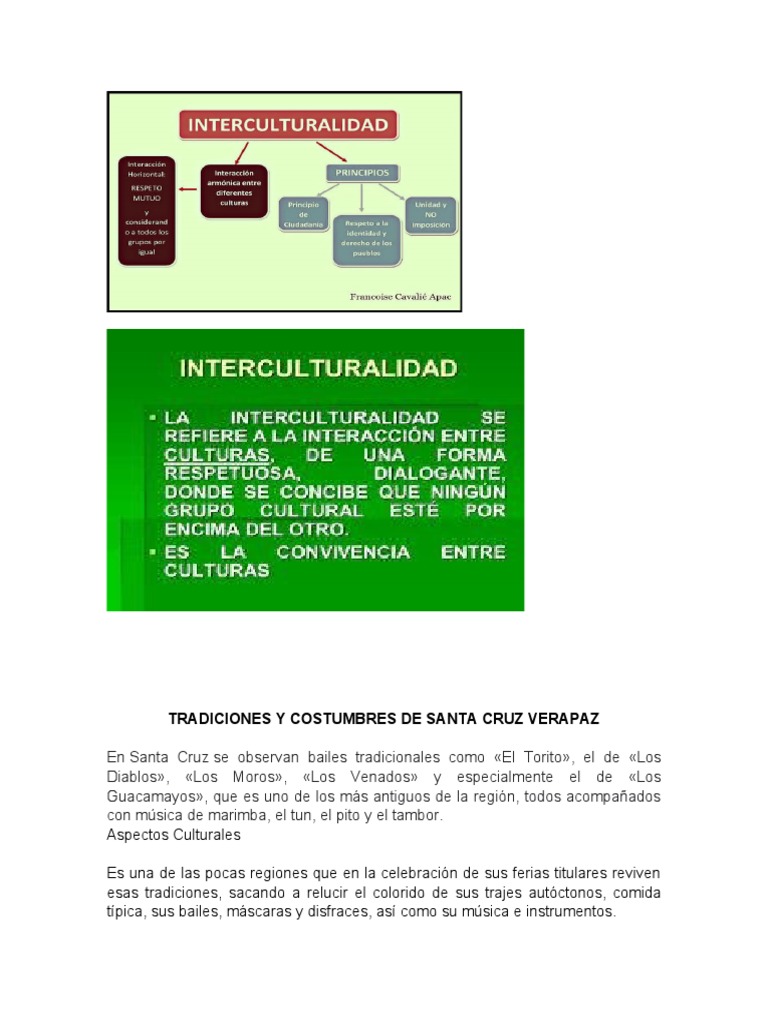 Tradiciones y Feria de Santa Cruz Verapaz | PDF | Arte