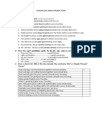 Latihan Soal Simple Present Tense Kelas 8