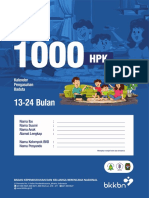 Kalender PENGASUHAN BADUTA 13-24 BULAN (BKKBN) 1000 HPK PDF