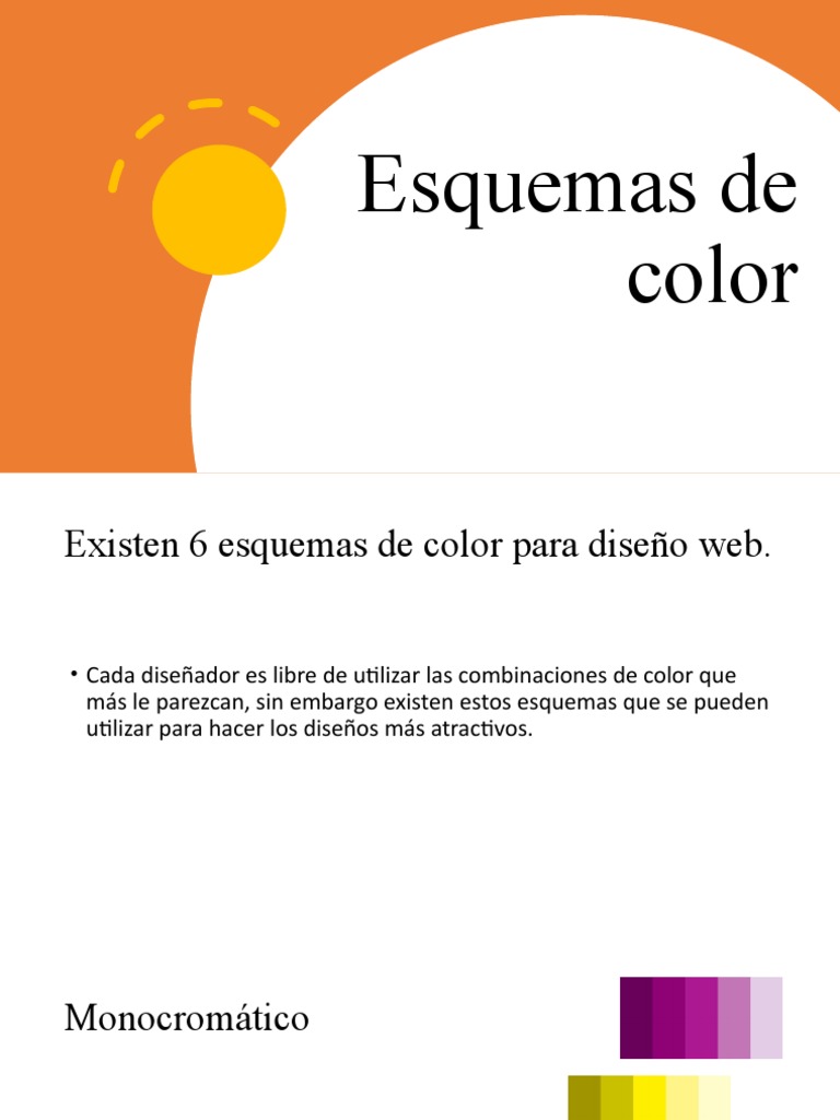 Esquemas de Color para Diseño Web | PDF