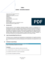 Economía General I - Sílabo PDF