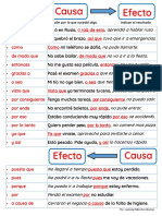 Causa y Efecto Conectores PDF