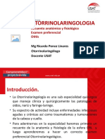 OTORRINOLARINGOLOGÍA: Recuento anatómico y examen preferencial