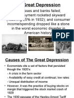 Causes and Hardship of the Great Depression