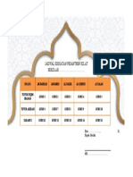 Jadwal Kegiatan Pesantren Kilat