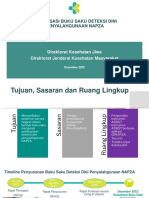 Outline Buku Saku Deteksi Dini Penyalahgunaan NAPZA - Sosialisasi 2022 PDF