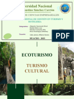 Ecoturismo y Turismo Cultural