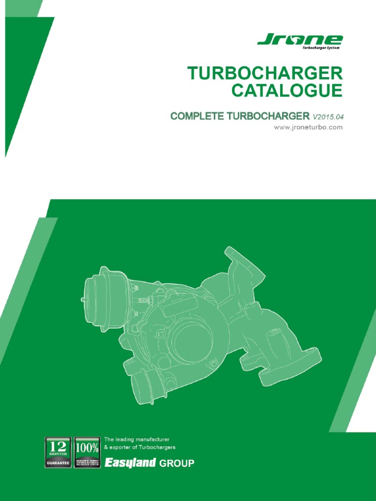 Jrone Turbo Assy Catalog (2015-04) PDF | PDF