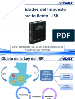 4 Generalidades Del ISR - Abril-2016