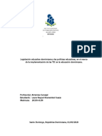 Legislación Educativa Dominicana