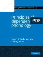 Principles of Dependency Phonology PDF