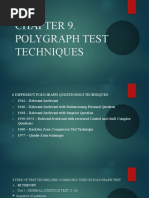 Polygraph Question Types Explained | PDF | Polygraph | Question