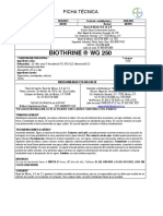 Biothrine WG - Ficha Tecnica PDF