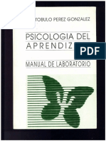 Psicología Del Aprendizaje-Pérez - A PDF