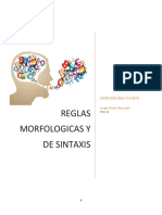 Trabajo de Investigación - Reglas Morfológicas y de Sintaxis